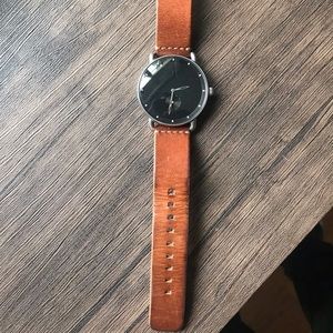 MVMT Men’s Leather Watch Stainless Steel 41mm